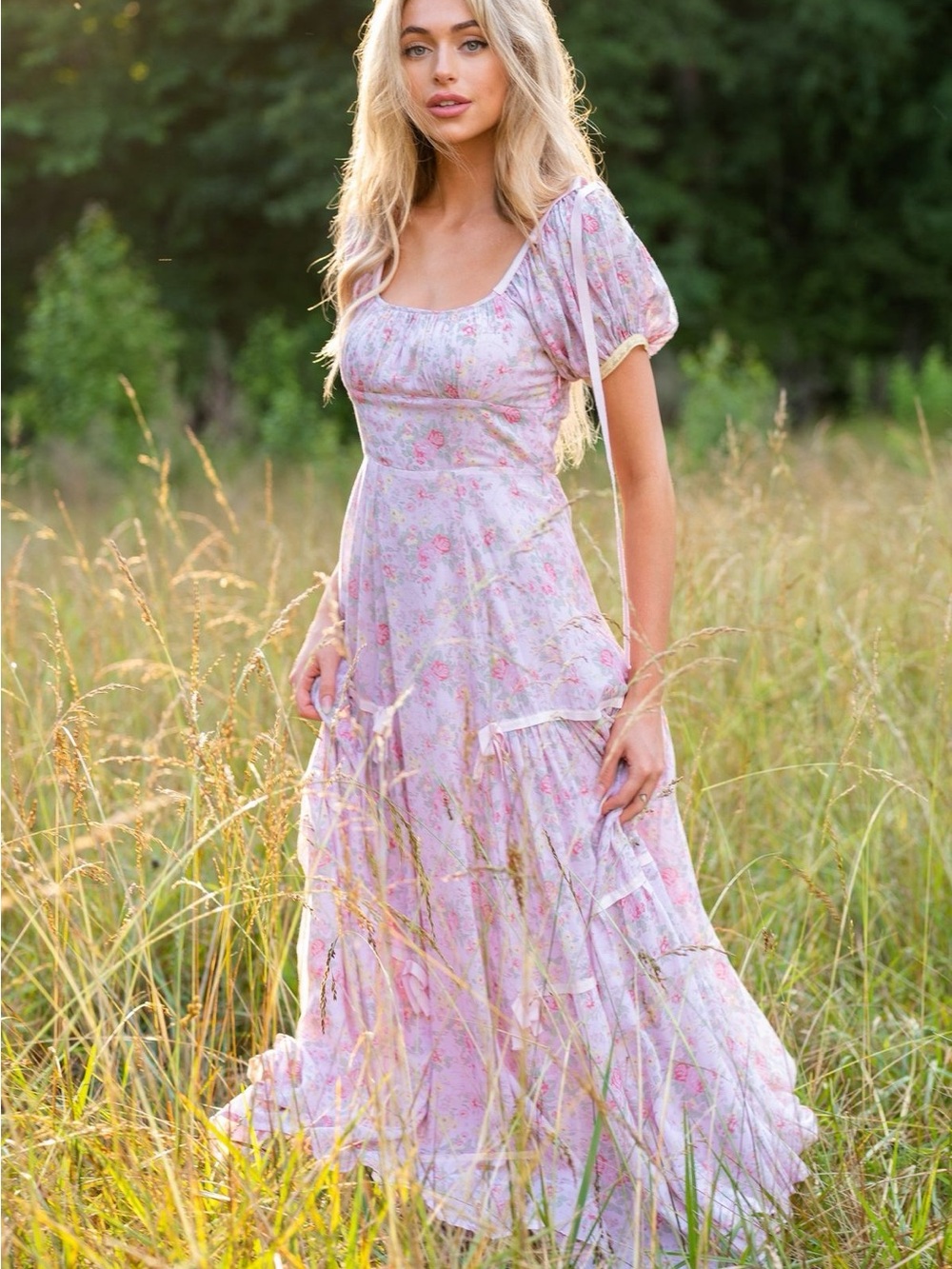 LoveShackFancy Jessie Dress in Tokyo Pink HTF